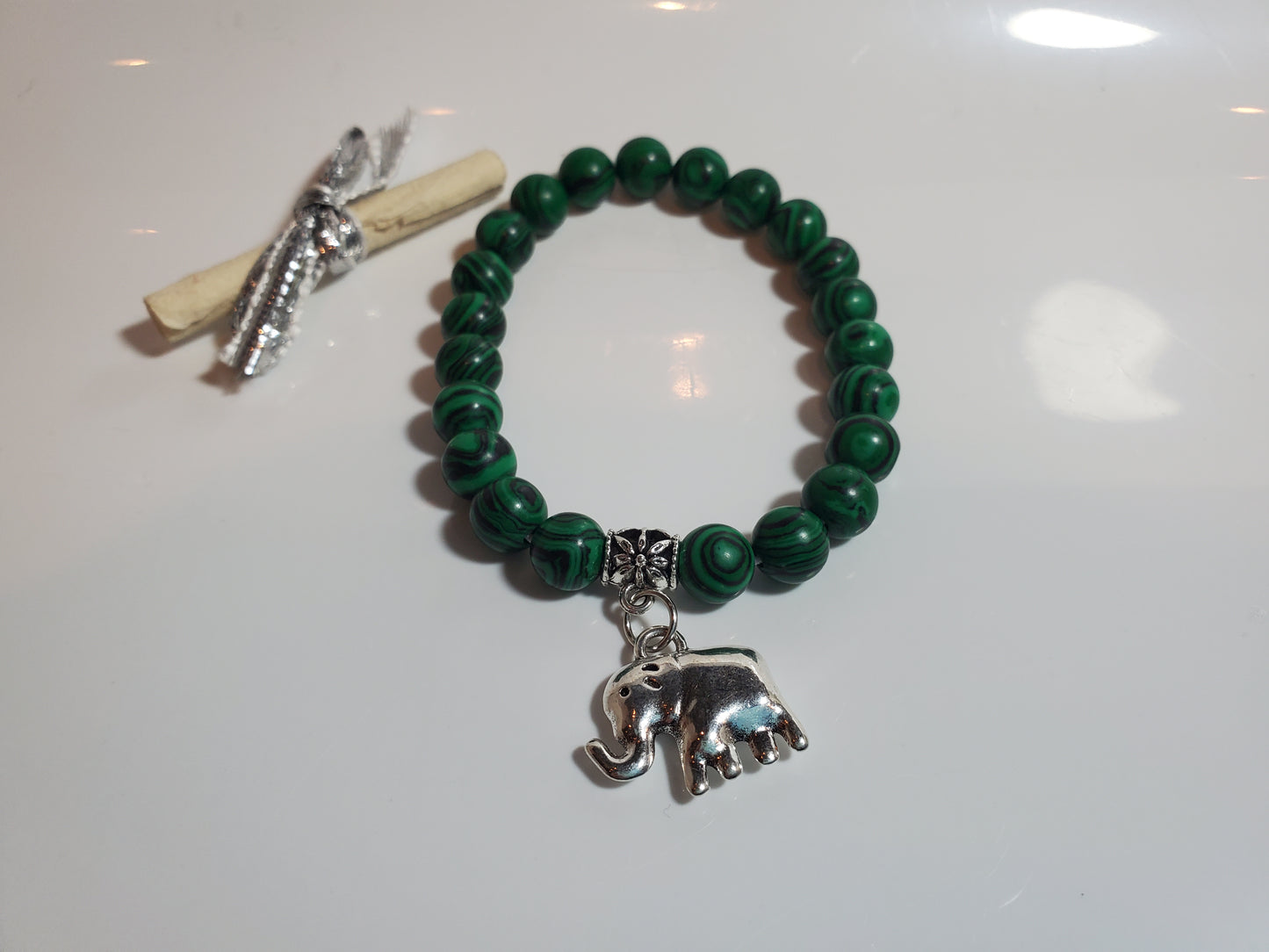 Green Aventurine Charm Bracelet