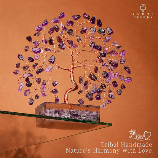 Karmapledge Amethyst Crystal Tree