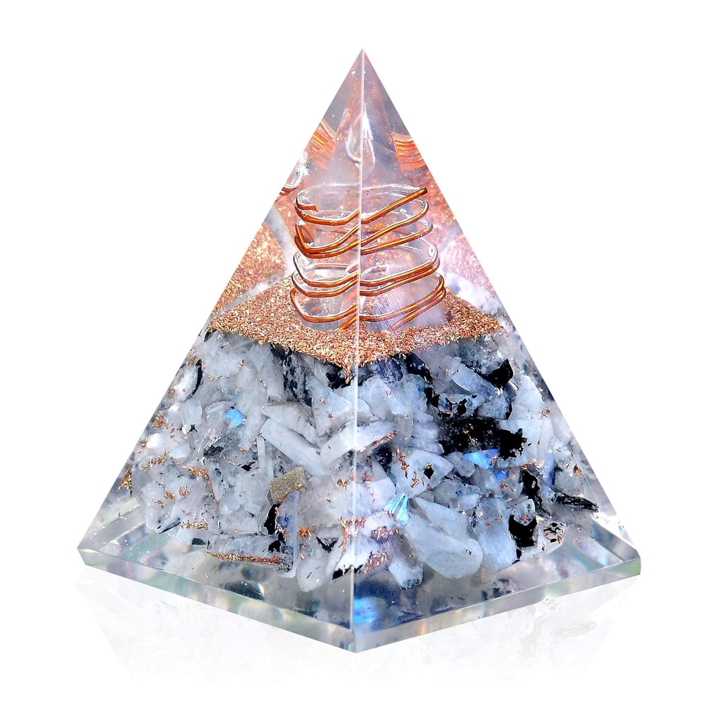 Inspirational Orgonite Pyramid for Positivity